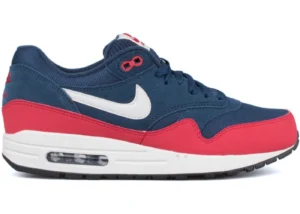 Nike Air Max 1 Midnight Navy Red - photo 1- Jersey4u