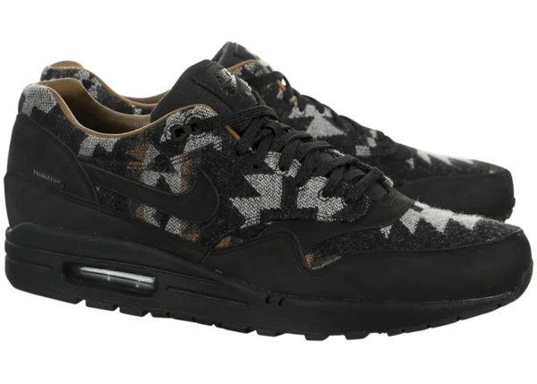 Nike Air Max 1 QS Pendleton Black Grey - photo 1- Jersey4u