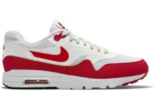 Nike Air Max 1 Sail Challenge Red - photo 1- Jersey4u