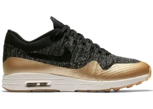 Nike Air Max 1 Ultra Flyknit Metallic Gold (Women's) - photo 1- Jersey4u