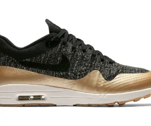 Nike Air Max 1 Ultra Flyknit Metallic Gold (Women's) - photo 1- Jersey4u