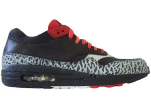 Nike Air Max 1 NL Premium Black Black Varsity Red (2005) - photo 1- Jersey4u