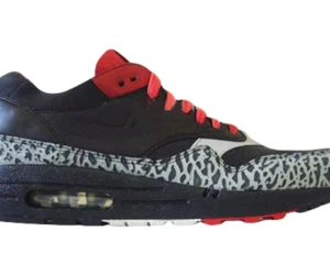 Nike Air Max 1 NL Premium Black Black Varsity Red (2005) - photo 1- Jersey4u