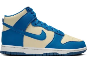 Nike Dunk High Next Nature Light Khaki Star Blue (Women's) - photo 1- Jersey4u