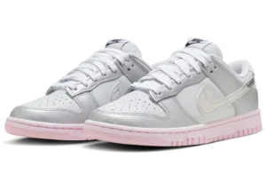 Nike Dunk Low LX Metallic Silver Pink Foam (Women's) - photo 2- Jersey4u