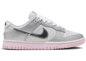 Nike Dunk Low LX Metallic Silver Pink Foam (Women's) - photo 1- Jersey4u