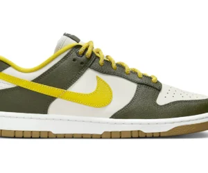 Nike Dunk Low Retro Premium Cargo Khaki Vivid Sulfur - photo 1- Jersey4u