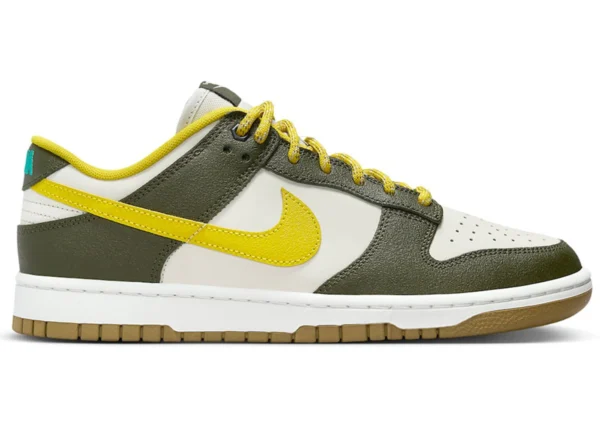 Nike Dunk Low Retro Premium Cargo Khaki Vivid Sulfur - photo 1- Jersey4u