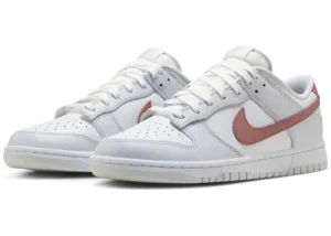 Nike Dunk Low Retro Red Stardust Pure Platinum - photo 2- Jersey4u