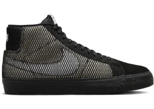 Nike SB Zoom Blazer Mid PRM Black Netting - photo 1- Jersey4u