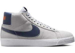 Nike SB Zoom Blazer Mid Wolf Grey Cosmic Clay White Midnight Navy - photo 1- Jersey4u