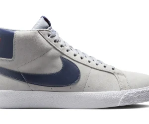 Nike SB Zoom Blazer Mid Wolf Grey Cosmic Clay White Midnight Navy - photo 1- Jersey4u