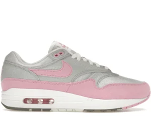 Nike Air Max 1 '87 Metallic Platinum Pink Rise (Women's) - photo 1- Jersey4u