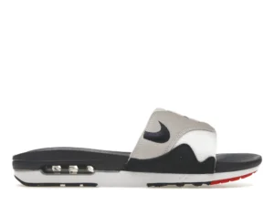 Nike Air Max 1 Slide Obsidian University Red - photo 1- Jersey4u