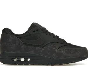 Nike Air Max 1 Lux Oil Grey Logo Prints (Women's) - photo 1- Jersey4u