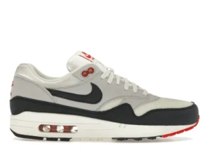 Nike Air Max 1 Sail Dark Obsidian - photo 1- Jersey4u