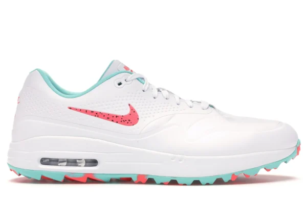 Nike Air Max 1 Golf White Aurora Hot Punch - photo 1- Jersey4u