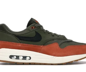 Nike Air Max 1 Olive Canvas Dark Russet - photo 1- Jersey4u