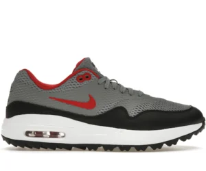 Nike Air Max 1 Golf Particle Grey Red - photo 1- Jersey4u