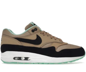 Nike Air Max 1 Desert Black Green Glow (Women's) - photo 1- Jersey4u