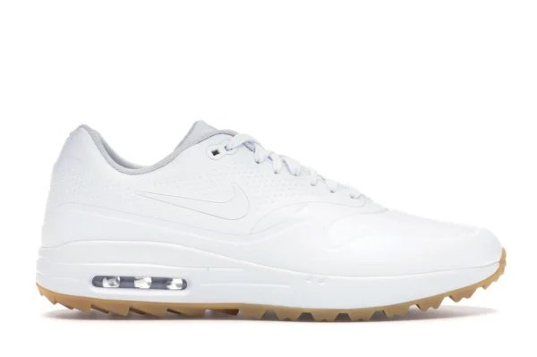 Nike Air Max 1 Golf White Gum White Swoosh - photo 1- Jersey4u