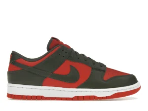 Nike Dunk Low Mystic Red Cargo Khaki - photo 1- Jersey4u