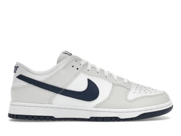 Nike Dunk Low Retro White Midnight Navy - photo 1- Jersey4u