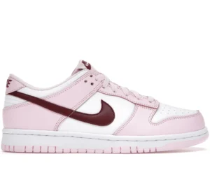 Nike Dunk Low Pink Foam Red White (GS) - photo 1- Jersey4u