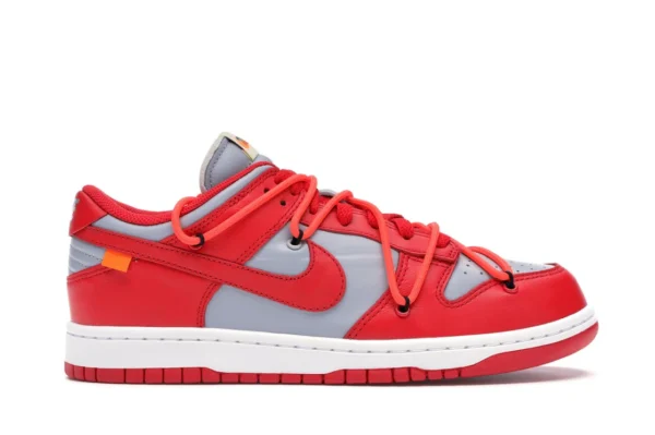 Nike Dunk Low Off-White University Red - photo 1- Jersey4u