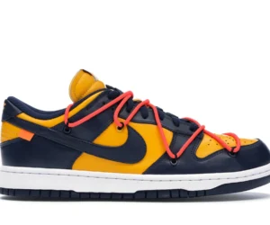 Nike Dunk Low Off-White University Gold - photo 1- Jersey4u