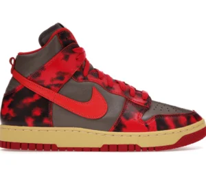 Nike Dunk High 1985 Red Acid Wash - photo 1- Jersey4u