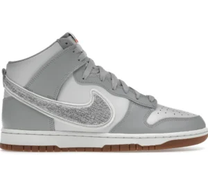 Nike Dunk High University Chenille Swoosh Light Smoke Grey - photo 1- Jersey4u