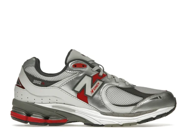 New Balance 2002R Silver Metallic Team Red - photo 1- Jersey4u