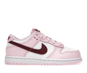 Nike Dunk Low Pink Red White (PS) - photo 1- Jersey4u