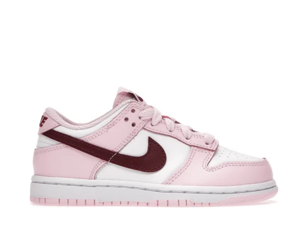 Nike Dunk Low Pink Red White (PS) - photo 1- Jersey4u