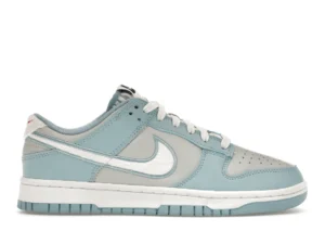 Nike Dunk Low Retro Fleece Swoosh Worn Blue - photo 1- Jersey4u