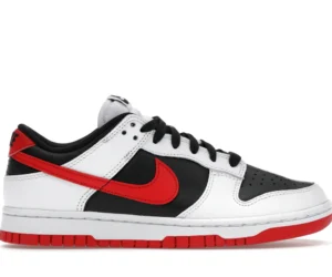 Nike Dunk Low Retro White Black University Red - photo 1- Jersey4u