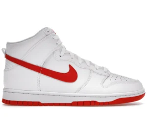 Nike Dunk High White Picante Red - photo 1- Jersey4u