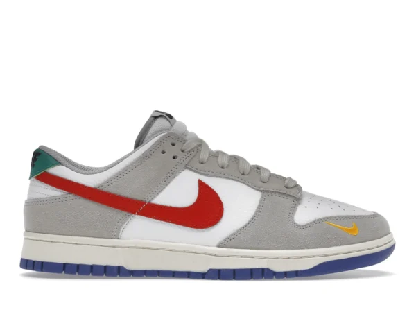 Nike Dunk Low Light Iron Ore Red Blue - photo 1- Jersey4u