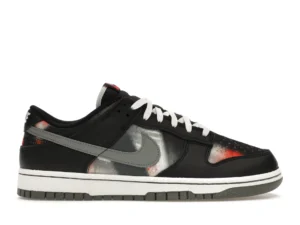 Nike Dunk Low Graffiti Black Red - photo 1- Jersey4u