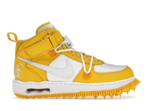 Nike Air Force 1 Mid SP Off-White Varsity Maize - photo 1- Jersey4u