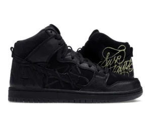 Nike SB Dunk High FAUST Black Gold - photo 1- Jersey4u