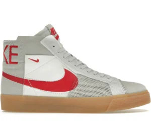 Nike SB Zoom Blazer Mid Premium Deconstructed White University Red Gum - photo 1- Jersey4u