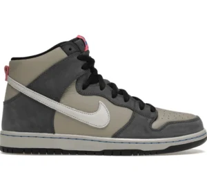 Nike SB Dunk High Pro Medium Grey Pink - photo 1- Jersey4u