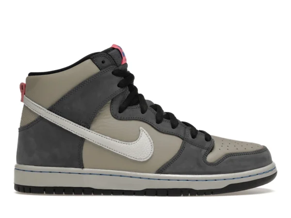 Nike SB Dunk High Pro Medium Grey Pink - photo 1- Jersey4u