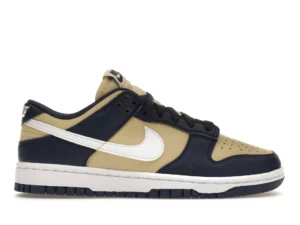 Nike Dunk Low Next Nature Midnight Navy Gold (Women's) - photo 1- Jersey4u