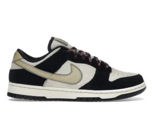 Nike Dunk Low LX Black Suede Team Gold (Women's) - photo 1- Jersey4u