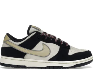 Nike Dunk Low LX Black Suede Team Gold (Women's) - photo 1- Jersey4u