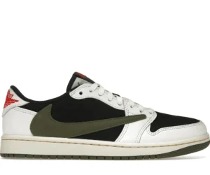 Jordan 1 Retro Low OG SP Travis Scott Olive (Women's) - photo 1- Jersey4u