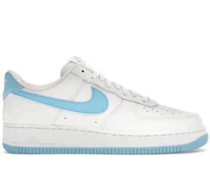 Nike Air Force 1 Low '07 White Aquarius Blue - photo 1- Jersey4u